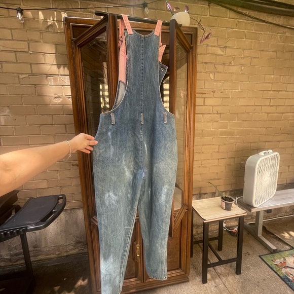 Vintage SUPER CUTR overall w/ ribbon details - Picture 4 of 7